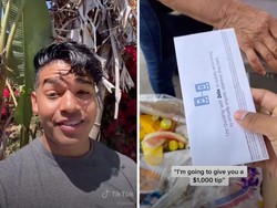 Salut! TikToker Ini Sumbangkan Rp 14 Juta ke Puluhan Penjual Makanan