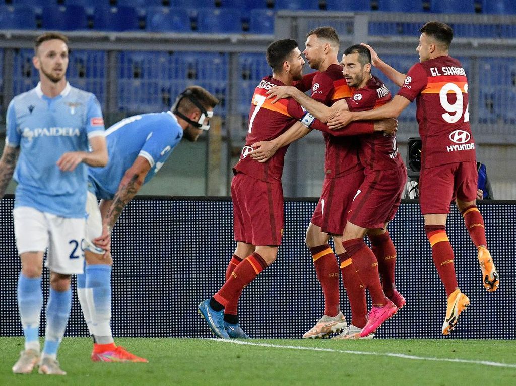 AS Roma Vs Lazio: Giallorossi Menang 2-0 di Derby della Capitale