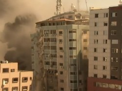 Situasi Menegangkan di Kantor Media Gaza Sebelum Dihancurkan Israel