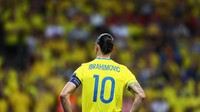 Zlatan Ibrahimovic - Swedia. Cedera. (Foto: Getty Images/Lars Baron)