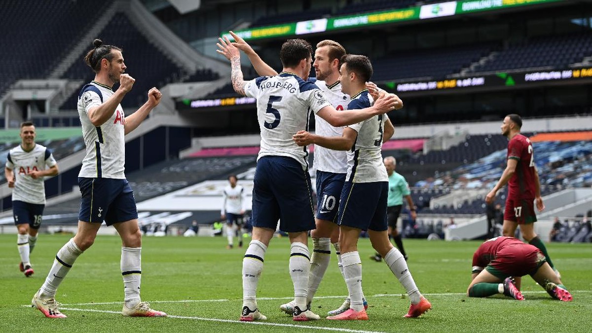 Tottenham Hotspur mengalahkan Wolves dalam lanjutan Liga Inggris. (Foto: Getty Images/Shaun Botterill)