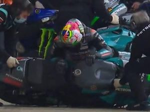 Terjatuh saat Ganti Motor di Pit Lane, Ini yang Diderita Franco Morbidelli