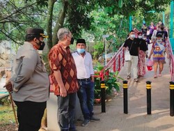 Bikin Kerumunan Overload, Wali Kota Bubarkan Pengunjung Taman Kota Tangsel