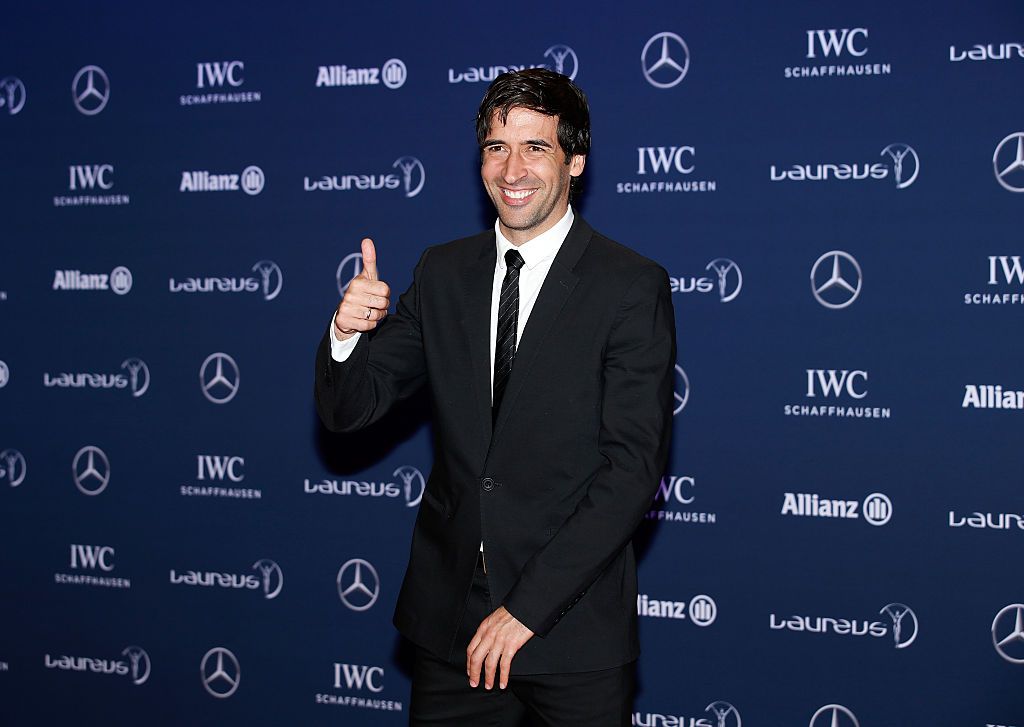 BERLIN, GERMANY - APRIL 18:  Laureus World Sports Academy member Raul attends the 2016 Laureus World Sports Awards at Messe Berlin on April 18, 2016 in Berlin, Germany.  (Photo by Boris Streubel/Getty Images for Laureus)