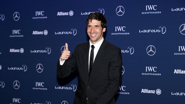 BERLIN, GERMANY - APRIL 18:  Laureus World Sports Academy member Raul attends the 2016 Laureus World Sports Awards at Messe Berlin on April 18, 2016 in Berlin, Germany.  (Photo by Boris Streubel/Getty Images for Laureus)