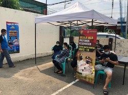 Polsek Gambir Layani Tes Antigen Gratis bagi Warga yang Kembali ke Jakarta