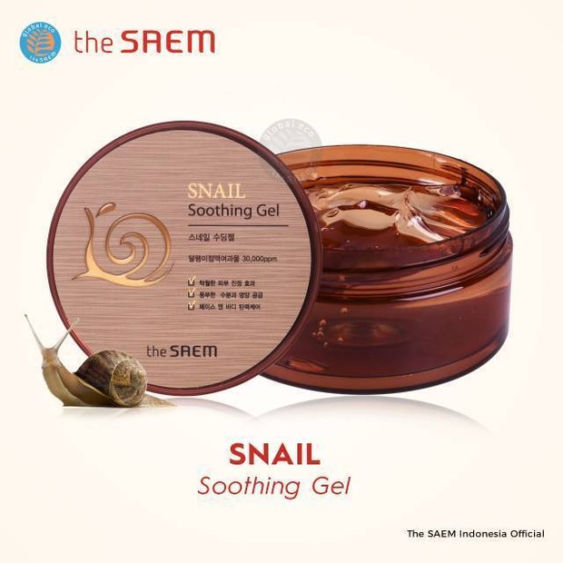Produk skincare dengan kandungan snail mucin