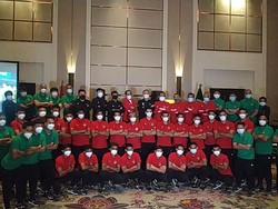 PSSI Lepas Timnas Indonesia Berangkat ke Dubai