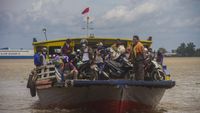 Arus Balik Jalur Sungai di Banjarmasin Meningkat Usai Lebaran