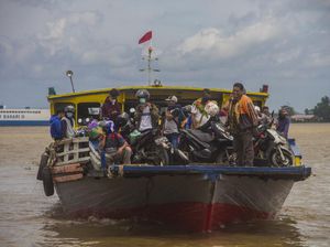 Arus Balik Jalur Sungai di Banjarmasin Meningkat Usai Lebaran