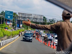 Simpang Gadog One-Way, Arus Balik Cisarua Arah Jakarta Ramai Lancar