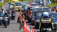 Hari Terakhir Larangan Mudik, Masih Ada Pengendara Diputar Balik di Gadog