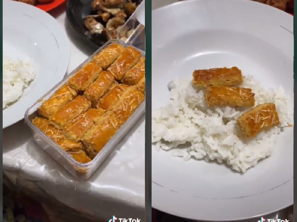Makan Nasi pakai Lauk Kastengel Lagi jadi Trend di TikTok Makan Nasi pakai Lauk Kastengel Lagi jadi Trend di TikTok