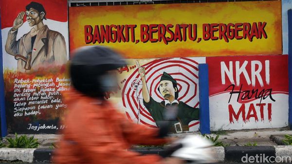 Ada Mural Kampung Pancasila di Jakarta