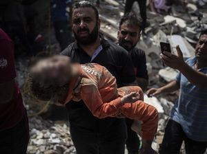Potret Anak-anak Palestina Jadi Korban Serangan Israel Potret Anak-anak Palestina Jadi Korban Serangan Israel