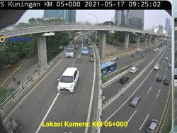 Senin Pertama Usai Libur Lebaran, Tol Dalam Kota Lancar Jaya