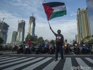 Aksi Bela Palestina di Kedubes AS Selesai, Massa Bubarkan Diri