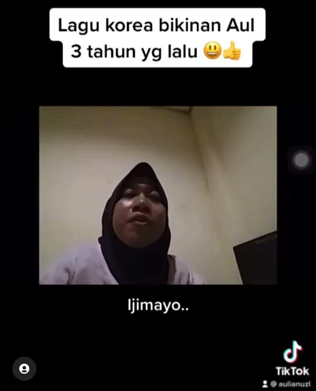 Aul tidak menyangka lagu 'Igiboyah' ciptaannya viral sampai bikin beauty influencer Tasya Farasya menangis ngakak. Sebelumnya, penyanyi Yura Yunita juga sampai duet lagu tersebut di TikTok dan disambut meriah netizen.Padahal, lagu yang sederhana ala Aul ini hanya memakai kata-kata asal yang ia ketahui dari drama Korea yang sering ia saksikan. Kepada detikINET, pemilik nama asli Nuzulia Rahma ini mengatakan saat itu ia sedang iseng ingin menciptakan lagu.