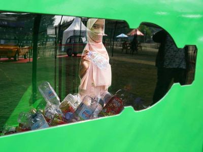 Eco Green Setor Sampah Botol Plastik Dapat Point