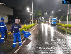 Sejumlah Titik di Mampang Prapatan Jaksel Sempat Tergenang Semalam