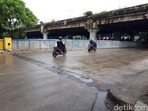 Diguyur Hujan Semalam, Kolam Jl Martadinata Ancol Efektif Cegah Banjir?