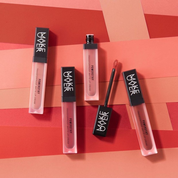 Make Over Powerstay Transfer Proof Matte Lip Cream/www.instagram.com/makeoverid Make Over Powerstay Transfer Proof Matte Lip Cream