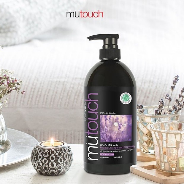 Mutouch Shower Cream English Lavender and Rosemary/Foto : instagram.com/mutouch_indonesia Mutouch Shower Cream English Lavender and Rosemary