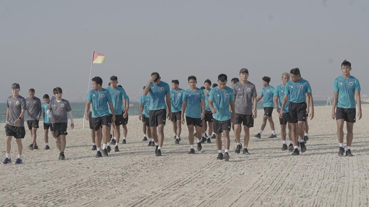 Indonesia uji coba melawan Afghanistan. Foto: (dok PSSI)