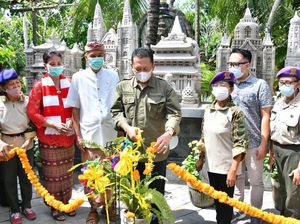 Bamsoet Resmikan Simbol Rumah Ibadah dan Patung Rama Krishna di Bali