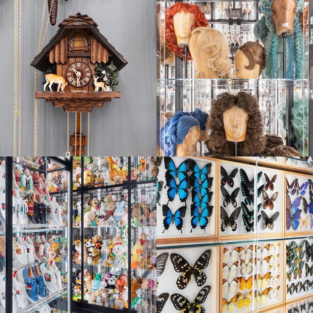 Aneka display dalam Gucci Garden Archetypes.