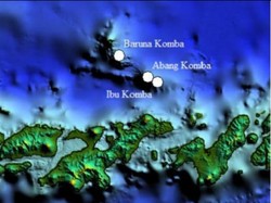 Ini Nama-Lokasi Penemuan 8 Gunung Api Bawah Laut di Indonesia