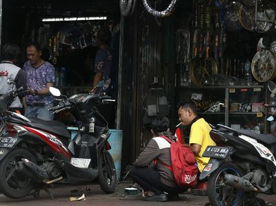 Lebaran Usai, Bengkel Motor Kembali Diserbu Pemudik