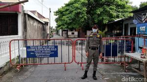 Foto Terkini Kampung Jokowi yang Lockdown Gegara Klaster Corona