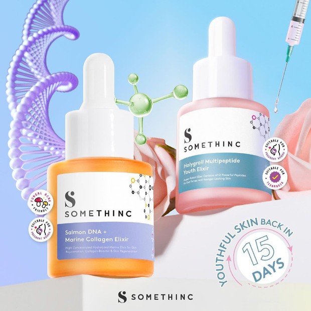 Serum Somethinc terbaru menghadirkan kandungan DNA ikan salmon/instagram.com/somethincofficial