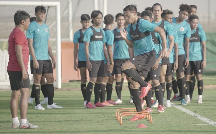 Timnas Indonesia Latihan di Dubai