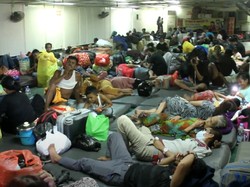 Abaikan Prokes, Begini Suasana Arus Balik di Pelabuhan Parepare