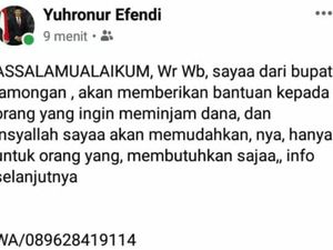 Nama Bupati Lamongan Dicatut Tawarkan Bantuan Pinjaman Dana Nama Bupati Lamongan Dicatut Tawarkan Bantuan Pinjaman Dana