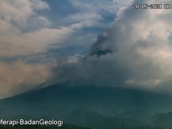 Gunung Merapi Erupsi Pagi Ini, Luncurkan Awan Panas 1,8 Kilometer