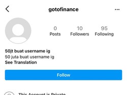 Kelakuan Netizen, Akun Instagram Berbau Goto Diborong dan Dijual