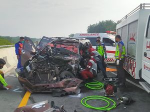 Kecelakaan Maut di Tol Pekanbaru-Dumai, 2 Orang Tewas