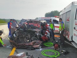 Kecelakaan Maut di Tol Pekanbaru-Dumai, 2 Orang Tewas