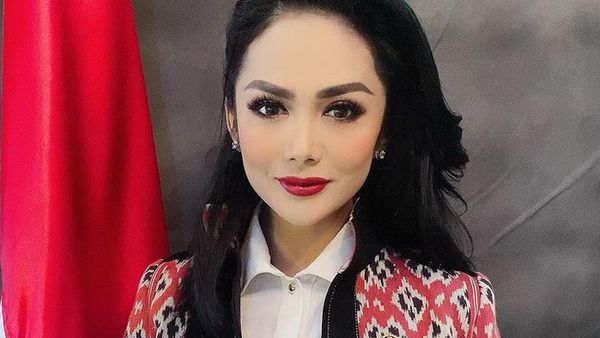 10 Penampilan Bersahaja Krisdayanti Ngantor di DPR