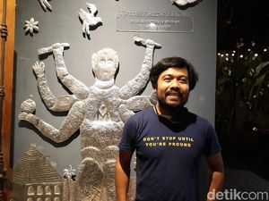 Seniman Jogja Ipo Hadi Memasyarakatkan Seni Lewat Pameran di Restoran