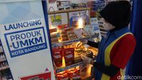 Mantab Kini Produk UMKM Bandung Mejeng di Minimarket