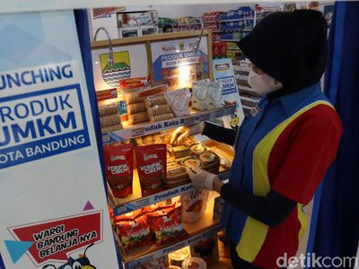 Mantab Kini Produk UMKM Bandung Mejeng di Minimarket