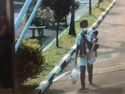 Terekam CCTV, Ini Penampakan ART Saat Culik Anak Prajurit TNI