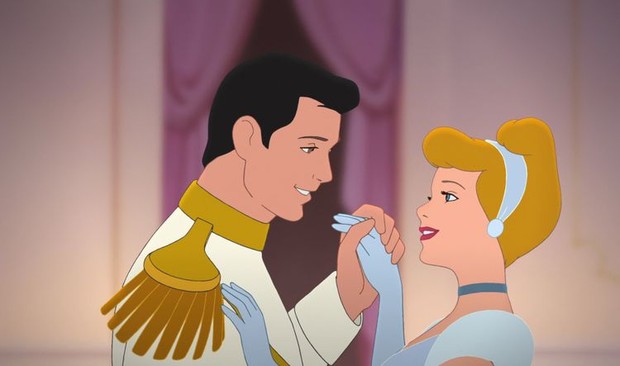 Prince Charming dan Cinderella.