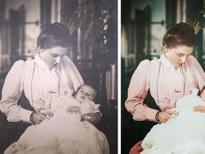 Potret Kuno Hitam Putih Dibuat Jadi Berwarna