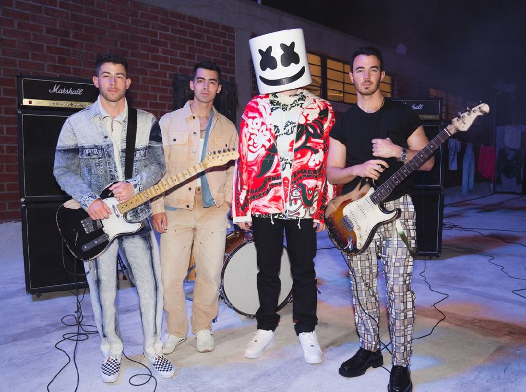 Jonas Brothers Bakal Tampil Bareng Marshmello di BBMA 2021
