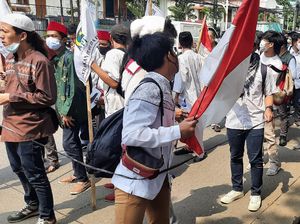 Aksi Bela Palestina, Massa dari Menteng Long March ke Kedubes AS